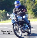 Wardy on Tiger 90